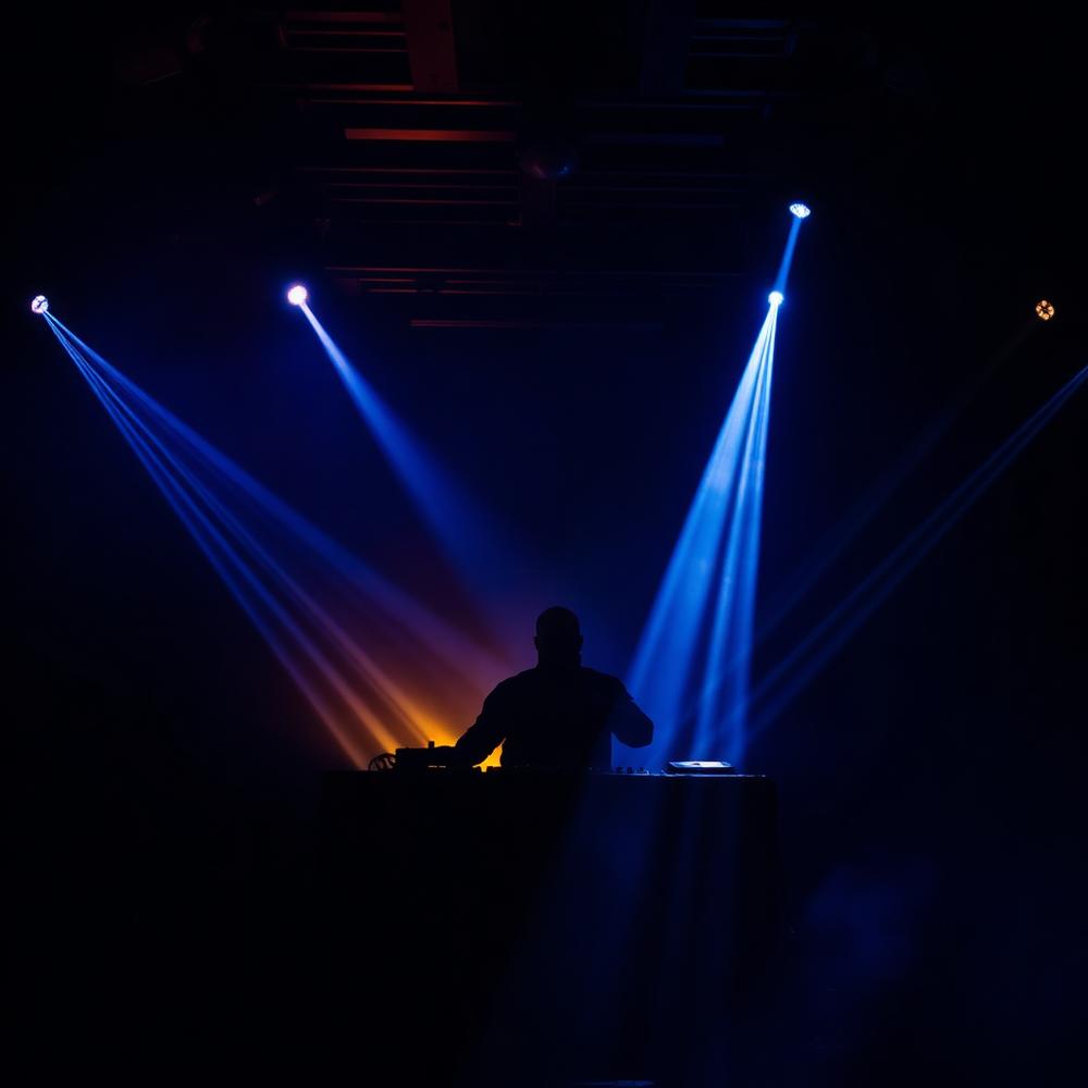 Golden lights inside a premium nightlife venue